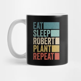 Funny Eat Sleep Robert Repeat Retro Vintage Mug